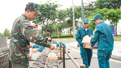 Cận cảnh trận địa pháo hoa tầm cao khu vực đầu hầm sông Sài Gòn sẽ khai hỏa tối 2-9