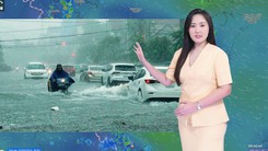 Thời tiết đêm 25 ngày 26-9: Bắc Bộ ngày nắng, đêm mưa; Trung Bộ mưa vừa, mưa to; Nam Bộ mưa dông về chiều tối