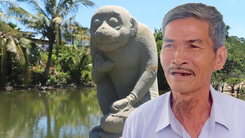 Ngư dân kể chuyện tìm thấy tượng thần khỉ Hanuman quý hiếm dưới lớp cát 