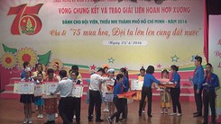 Trao giải liên hoan hợp xướng đội viên, thiếu nhi năm 2016