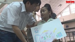 Ước mơ của Thúy thỏa mong ước cho bệnh nhi ung thư ở Huế