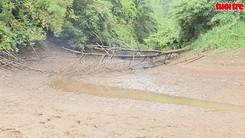 Bồi lấp lòng hồ Cần Đơn ngày càng trở nên nghiêm trọng