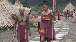 Phục dựng làng thổ dân trong phim trường phim Kong