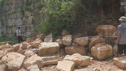 Di sản văn hóa thế giới Thành nhà Hồ bị sạt lở nghiêm trọng