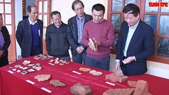 Phát hiện nhiều di vật cổ tại Đền Huyện