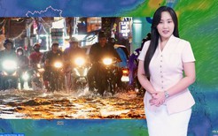 Thời tiết đêm 9 ngày 10-10: Bắc Bộ mưa rào và dông; Trung Bộ và Nam Bộ mưa to vài nơi