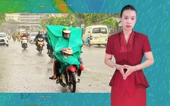 Thời tiết đêm 15 ngày 16-6: Bắc Bộ có mưa; Trung Bộ nắng nóng; Nam Bộ mưa dông về chiều tối