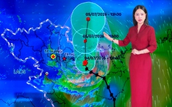 Thời tiết đêm 4 ngày 5-7: Bão số 1 đã ảnh hưởng đất liền, có thể gây mưa to đến 500mm 