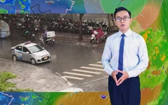 Thời tiết đêm 5 ngày 6-7: Bắc Bộ mưa vừa, mưa to, cục bộ có nơi mưa rất to; Nam Bộ mưa dông về chiều tối