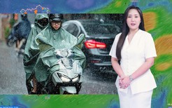 Thời tiết đêm 28 ngày 29-8: Bắc Bộ và Nam Bộ có mưa rào và dông; Trung Bộ ngày nắng nóng, chiều tối mưa dông