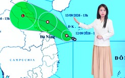 Thời tiết đêm 12 ngày 13-9: Áp thấp nhiệt đới gây mưa lớn từ Trung Bộ ra Bắc Bộ
