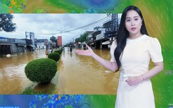 Thời tiết đêm 13 ngày 14-9: Áp thấp nhiệt đới gây mưa to ở Trung Bộ; Bắc Bộ, Nam Bộ mưa dông cục bộ