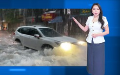 Thời tiết đêm 14 ngày 15-9: Bắc Bộ và Trung Bộ mưa rất to, Nam Bộ giảm mưa