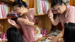 Mẹ bất lực khi dạy con học toán