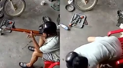 Ông chú say thuốc lào ngã sấp mặt vì 'rít hơi sâu'