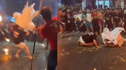 Lần múa sư tử nhớ đời