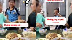 Mẹ bị con gái trêu chọc vì nhõng nhẽo