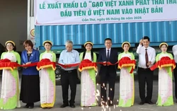 Vietnam ships first batch of low-emission rice to Japan