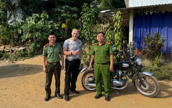 British tourist stranded in forest after Google Maps detour and flat tire, Vietnamese police come to rescue