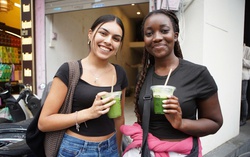 Foreign tourists, locals queue in Hanoi for premium Japanese matcha despite high prices