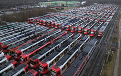 Tens of thousands of transport workers walk off job in Germany