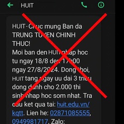 Có tên trong tin nhắn lừa đảo nhập học, 2 trường đại học ở TP.HCM nói gì?