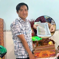Nam công nhân vét túi mua vé số, trúng độc đắc 28 tỉ đồng