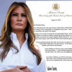 Toàn văn bức thư Đệ nhất phu nhân Melania Trump gửi ông Putin
