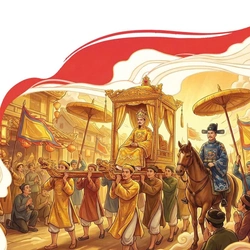 Lý do vua Đồng Khánh xuất hành hiếm hoi giữa kinh thành Huế dịp Tết Bính Tuất 1886