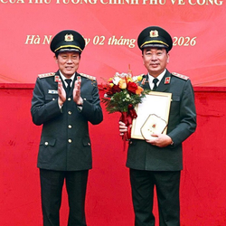 Thượng tướng Trần Quốc Tỏ thôi giữ chức Thứ trưởng Bộ Công an, nghỉ công tác từ 1-3