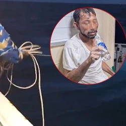 Ngư dân An Giang trôi dạt 4 ngày trên biển được tàu Hải quân cứu sống