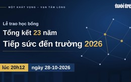 Tiếp sức đến trường 2026: TP.HCM khép lại hành trình trao học bổng năm nay