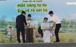 Chung kết cuộc thi vẽ thiếu thi 'Mắt Sáng Tự Do - Em Vẽ Rõ Nét Hè' tại Suối Tiên