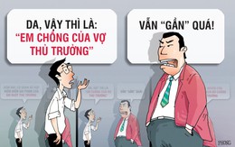 Em ruột của thủ trưởng là ai?