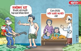 Không xịt thuôc muỗi đâu