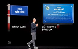 Tim Cook giới thiệu phiên bản tên đường Pro max