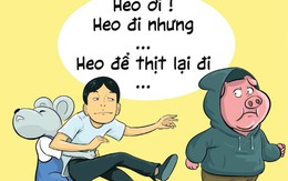 Lễ bàn giao đẫm nước mắt giữa Heo và Chuột