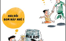 Báo cáo chú công an, có một vụ cưa bom!