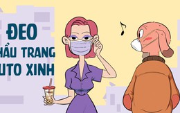 Đeo khẩu trang auto xinh gái - Phận Làm Họa Mi