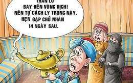 Aladdin và Thần Đèn mắc dịch