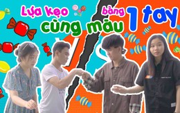 Minigame: Lựa kẹo cùng màu bằng 1 tay