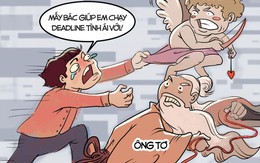 Thanh niên tuyệt vọng nhờ Cupid chạy deadline