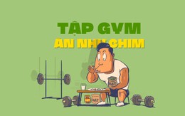 Tập gym ăn như chim