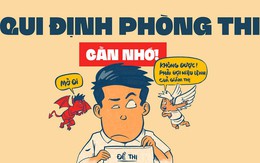 Ghi nhớ qui định khi vào phòng thi, nếu không công sức của bạn sẽ thành công cốc