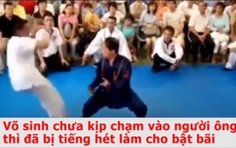 Cao thủ Trung Quốc hạ đối thủ bằng tuyệt chiêu... hét vào mặt