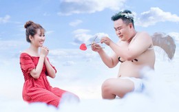 Chú rể 'siêu bựa' hóa thần Cupid bắn rụng tim cô dâu trong bộ ảnh cưới