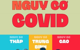 Infographic: Nguy cơ mắc COVID từ thấp tới cao - Đi tập gym dễ 'dính' hơn đi cắt tóc