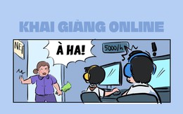 Khai giảng online - tình ngay lý gian