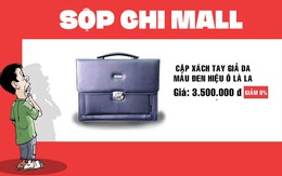 Cặp giả da mua tại 'Sộp Chi mall',  3,7 triệu đồng/cái