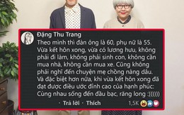 Vua Còm 2-9: 'Tuổi kết hôn hợp lý là 55 - 60 vì không lo chuyện mẹ chồng nàng dâu'